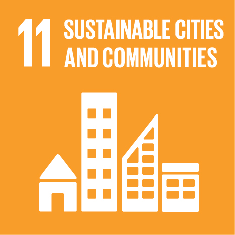 Official SDG 11: Sustainable Cities & Communities logo